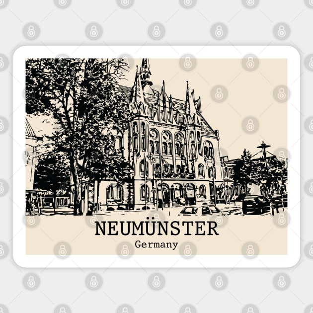 Neumuenster - Germany Magnet by Lakeric